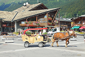 tour de Morzine en traineau