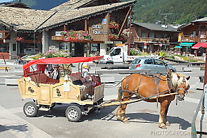 tour de Morzine en traineau