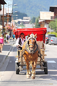 tour de Morzine en traineau