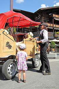 tour de Morzine en traineau