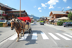 tour de Morzine en traineau